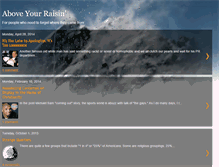 Tablet Screenshot of aboveyourraisin.blogspot.com