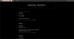 Desktop Screenshot of cocktailrecipesi.blogspot.com