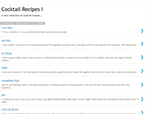 Tablet Screenshot of cocktailrecipesi.blogspot.com