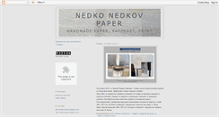 Desktop Screenshot of nedkovpaper.blogspot.com