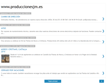 Tablet Screenshot of produccionesjmvideo.blogspot.com