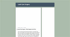 Desktop Screenshot of lasik-eyes-surgery.blogspot.com