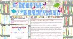 Desktop Screenshot of bookishwonderland.blogspot.com