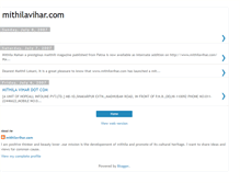 Tablet Screenshot of mithilavihar.blogspot.com