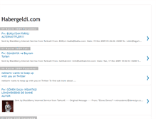 Tablet Screenshot of habergeldi.blogspot.com