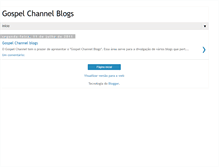 Tablet Screenshot of gospelchannelblogs.blogspot.com