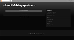 Desktop Screenshot of abarth3.blogspot.com