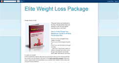 Desktop Screenshot of eliteweightlosspackageaa1.blogspot.com