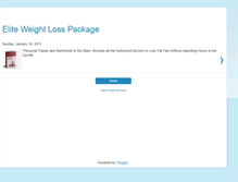 Tablet Screenshot of eliteweightlosspackageaa1.blogspot.com