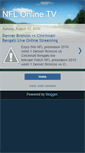 Mobile Screenshot of nfltvstream.blogspot.com