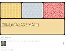 Tablet Screenshot of cri-lacasadeimatti.blogspot.com