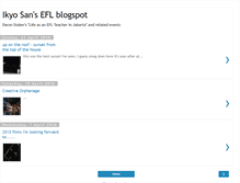 Tablet Screenshot of ikyosan.blogspot.com