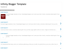 Tablet Screenshot of infinity-templategoal.blogspot.com