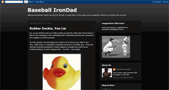 Desktop Screenshot of baseballirondad.blogspot.com