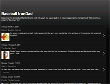 Tablet Screenshot of baseballirondad.blogspot.com