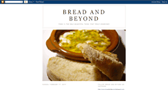 Desktop Screenshot of breadandbeyond.blogspot.com
