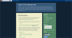 Desktop Screenshot of altartotheunknowngod.blogspot.com