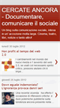Mobile Screenshot of cercateancora.blogspot.com