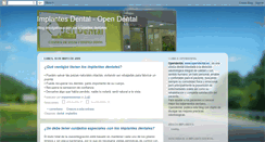 Desktop Screenshot of implantesdental.blogspot.com
