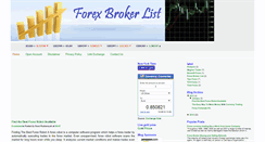 Desktop Screenshot of forex-broker-list.blogspot.com
