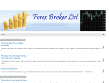 Tablet Screenshot of forex-broker-list.blogspot.com
