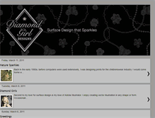 Tablet Screenshot of diamondgirldesigns.blogspot.com