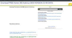 Desktop Screenshot of norton360oem90days.blogspot.com