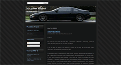 Desktop Screenshot of my300zxproject.blogspot.com