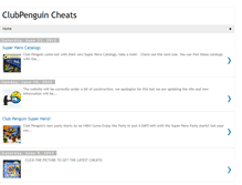 Tablet Screenshot of clubpenguin-teamcheats.blogspot.com