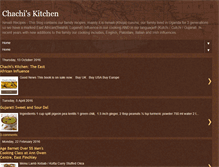 Tablet Screenshot of chachiskitchen.blogspot.com