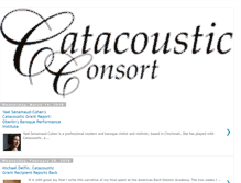 Tablet Screenshot of catacoustic.blogspot.com
