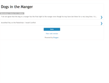 Tablet Screenshot of dogsinthemanger.blogspot.com