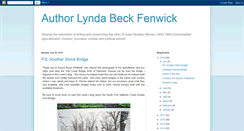 Desktop Screenshot of lynfenwick.blogspot.com