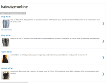 Tablet Screenshot of hainutze-on-line.blogspot.com
