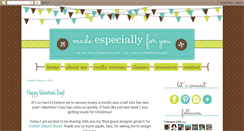 Desktop Screenshot of especiallymade.blogspot.com