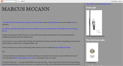 Desktop Screenshot of marcusmccann.blogspot.com