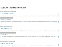 Tablet Screenshot of dubiumsapientiae.blogspot.com