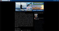 Desktop Screenshot of infodefensa.blogspot.com