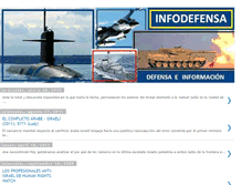 Tablet Screenshot of infodefensa.blogspot.com