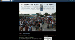 Desktop Screenshot of crossroadsbluessociety.blogspot.com