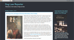 Desktop Screenshot of doglawreporter.blogspot.com