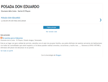 Tablet Screenshot of posada-don-eduardo-playon.blogspot.com