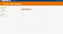 Desktop Screenshot of brazilvideotopless.blogspot.com