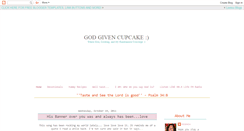Desktop Screenshot of godgivencupcake.blogspot.com