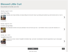 Tablet Screenshot of blessedlittlecurl.blogspot.com