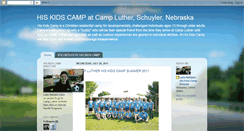 Desktop Screenshot of hiskidscamp.blogspot.com