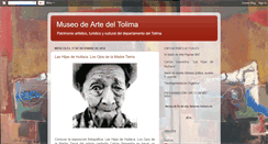 Desktop Screenshot of museodeartedeltolima.blogspot.com