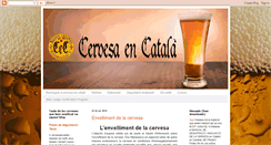 Desktop Screenshot of cervesaencatala.blogspot.com