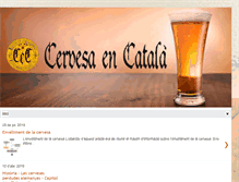 Tablet Screenshot of cervesaencatala.blogspot.com