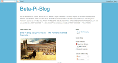 Desktop Screenshot of beta-pi-blog.blogspot.com